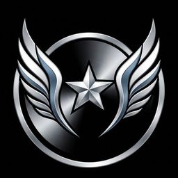 US Air Force logo on a BadgeFLEX digital car emblem