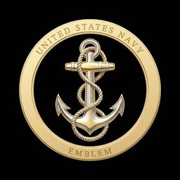 US Navy logo on a BadgeFLEX digital car emblem