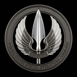 Special Ops logo on a BadgeFLEX digital car emblem